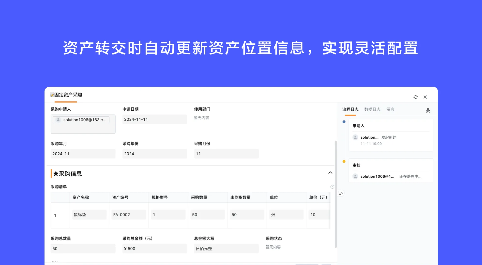 办公用品管理系统主要功能，小型企业资产管理系统
